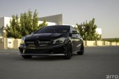 Thrilling Murdered Out Custom Mercedes CLA Class