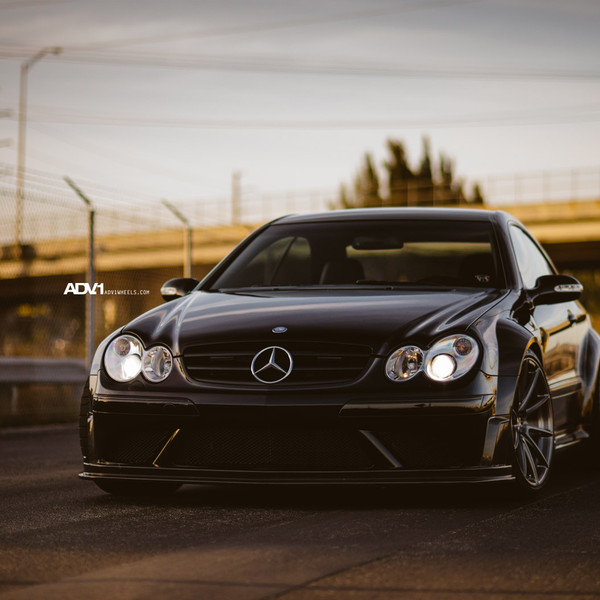 Mercedes CLK With Kleeman Body Kit and Custom Wheels - Photo by ADV.1