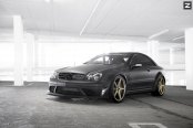 Devil in Disguise: Custom Black Matte Mercedes CLK