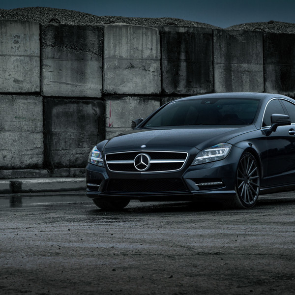 Bad Fellow - Black Mercedes CLS on Multi Spoke Wheels - Photo by Vossen