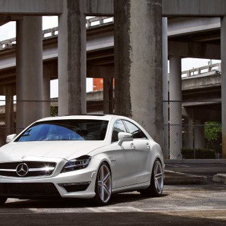 Custom Mercedes CLS With Lowered Suspension and a Roof Rack — CARiD.com ...