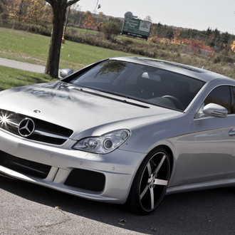 Silver Arrow - Mercedes CLS Enhanced With Vossen Custom Wheels