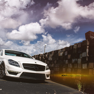 Dark Bronze ADV1 Custom Wheels on Beautiful Mercedes CLS - Photo by ADV.1