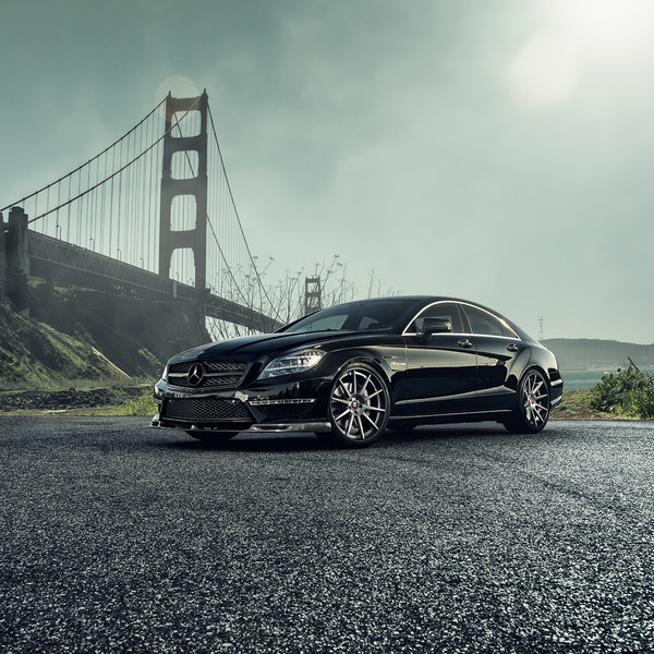 Custom Black Mercedes CLS Class V8 Turbo - Photo by Vorstiner