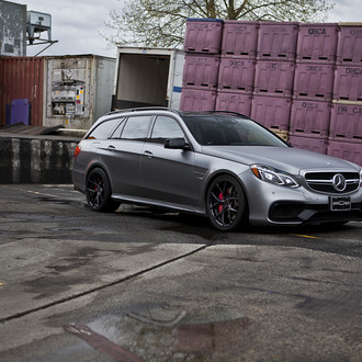Black Diamond PUR Wheels Enhancing Gray Mercedes E Class
