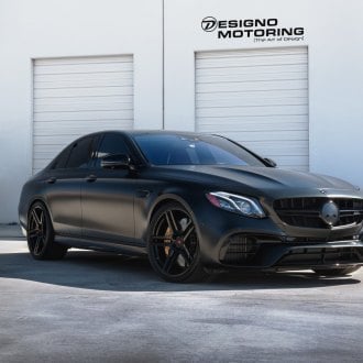 Vorsteiner Rims Wrapped in Hankook Tires Enhance Black Mercedes E Class ...