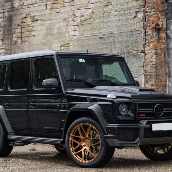 Black Mercedes G Class with Custom Hood - Photo by Vossen