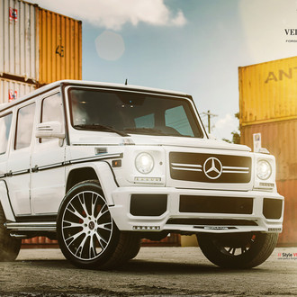 Majestic White Mercedes G Class Boasts LED Lighting