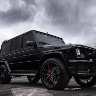 All Black Mercedes G Class Reworked by Brabus