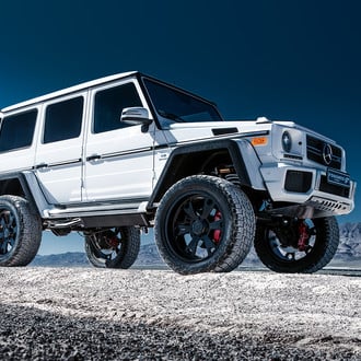 White Mercedes G Class Living High Life
