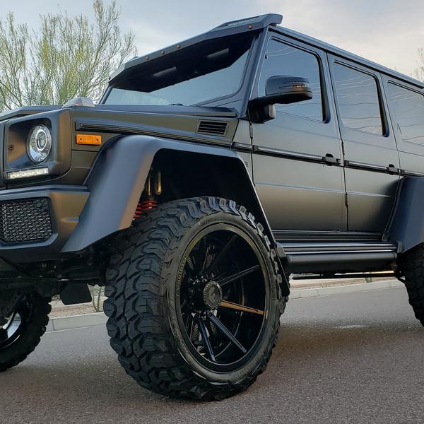 Custom Black Lifted Mercedes G Class - Photo by Forgiato