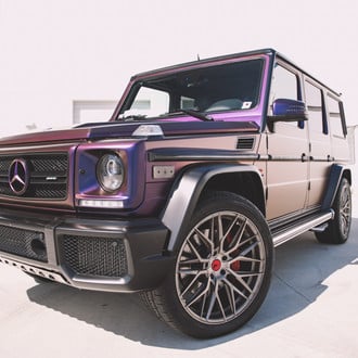 Dramatic VIP Look of Mercedes G Class Enhanced by Vorsteiner Wheels