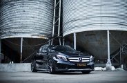 Showy Black Mercedes GLA Class Reworked by Tuning Kings