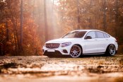 Royal Appearance of White Mercedes GLC Class with Custom Parts