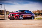 Exclusive Tuning for Red Mercedes GLE