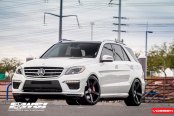 Function and Style For White Mercedes ML63 AMG
