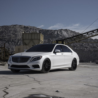Simple is Genuis: Modest Styling Tweaks for White Mercedes S Class