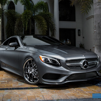 Luxirious Mercedes S-Class Coupe on Athens Custom Wheels - Photo by XO Luxury