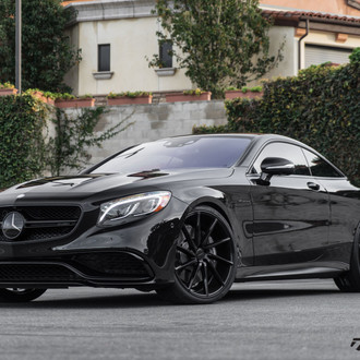 Custom Blacked Out Mercedes S Class V8 - Photo by Vossen