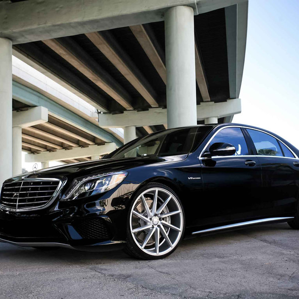 Custom Black Mercedes S Class V8 Turbo - Photo by Vossen