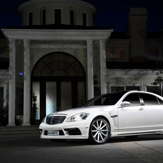 Luxury Meets Performance in White Mercedes S63 AMG