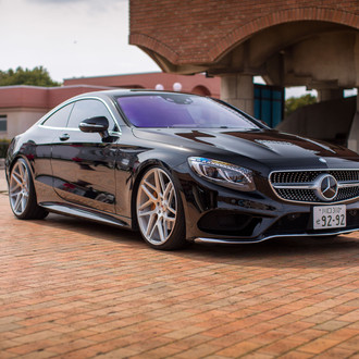 This is What Elegance Looks Like: Black Mercedes S550 Coupe on Vossen Rims