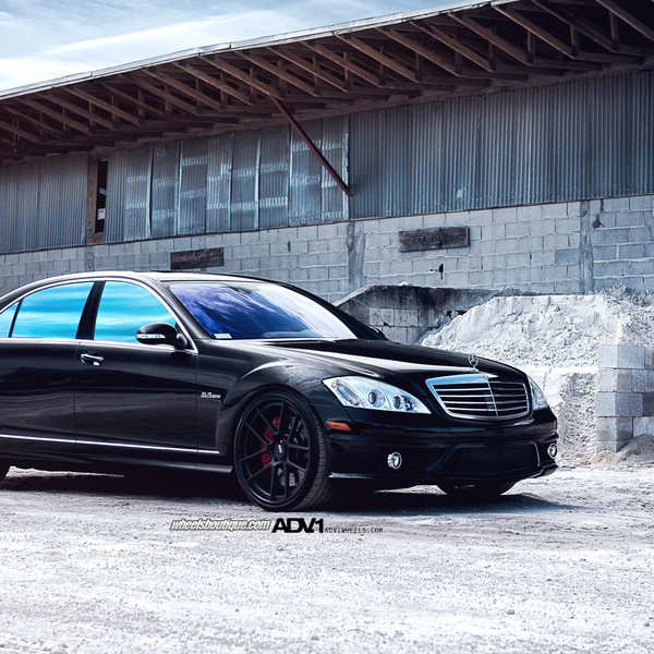 Back in Black - Mercedes S63 AMG on ADV1 Custom Wheels - Photo by ADV.1