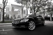 Classy Black Mercedes S-Class on Forged Rims