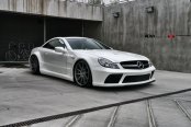 Tunerworks Performance Upgrades White Mercedes SL Class