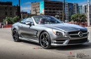 Sexy Silver Mercedes SL-Class Wearing Custom Body Kit