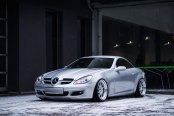 Silver Bullet: Sleek Customized Mercedes SLK Class
