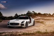 Renntech Boosts Custom White Mercedes SLS