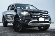 Modest Customization Program for Glossy Black Mercedes X Class