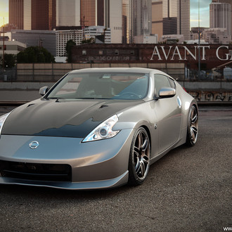 Nissan 370Z WIth Perfectly Fitted Avant Garde M368 Rims
