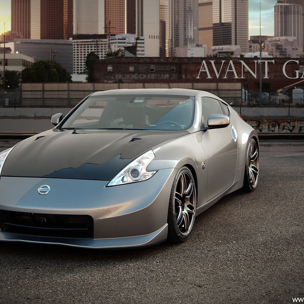 Nissan 370Z With Perfectly Fitted Avant Garde M368 Rims - Photo by Avant Garde