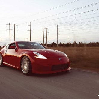 Visual Styling Tweaks on Neon Green Nissan 370Z Fitted With Vossen Rims ...