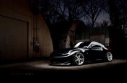 The Mean Nature of Black Nissan 370Z Emphasized by Aftermarket Parts