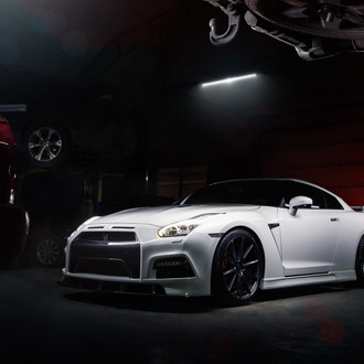 Beautiful Garage Photography of Nissan GT-R - Photo by Vossen