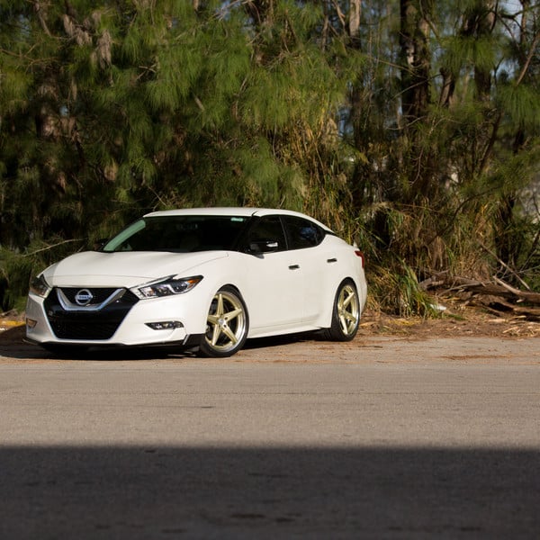 Vossen VWS3 Custom Wheels on Lowered Nissan Maxima - Photo by Vossen