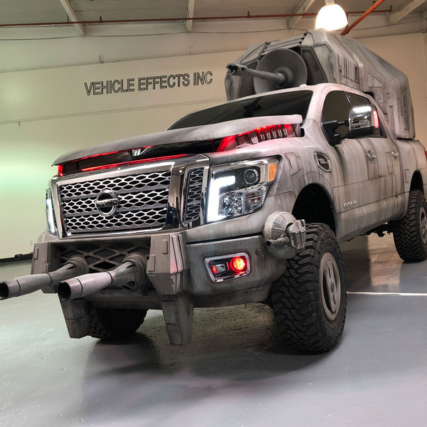 Custom Star Wars Nissan Titan AT-M6 - Photo by Vehicle Effects Inc