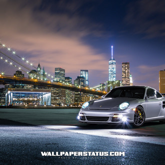 Front Bumper with Fog Lights on Gray Porsche 911 - Photo by Avant Garde Wheels