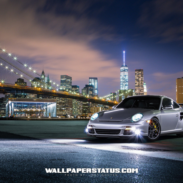 Front Bumper with Fog Lights on Gray Porsche 911 - Photo by Avant Garde Wheels