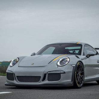 Gray Matte Porsche 911 with Aftermarket Front Lip - Photo by Vorstiner