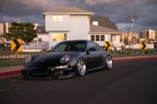 Black Porsche 911 Living a Low Life