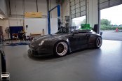 PUR Wheels Revealing the Elegant Nature of Black Convertible Porsche 911