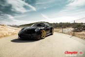Black Porsche 911 on Bronze Vossen Wheels Is Gorgeous to Look at