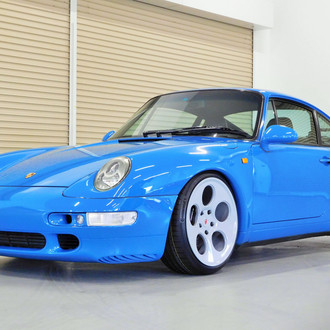 Custom Blue Porsche 911 with LED Headlights - Photo by Vossen