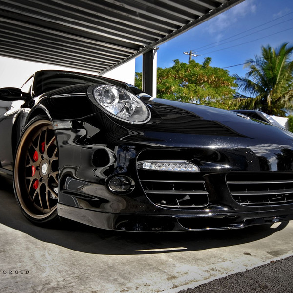 Custom Gloss Black Porsche 911 Series - Photo by 360 Forged Wheels