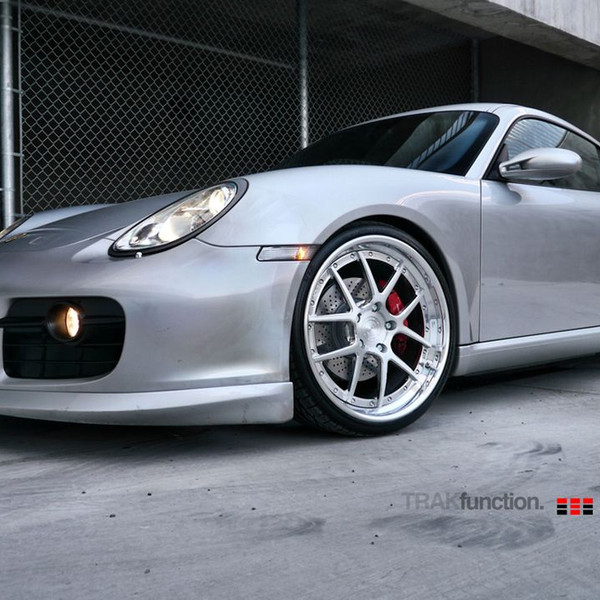 Silver Porsche 911 with Custom Painted Front Lip - Photo by ADV.1