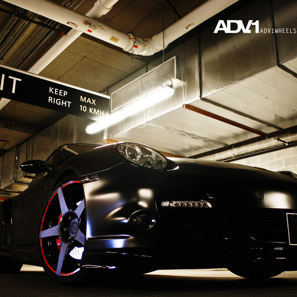 Matte Black Porsche 911 with ADV1 Rims - Photo by ADV.1